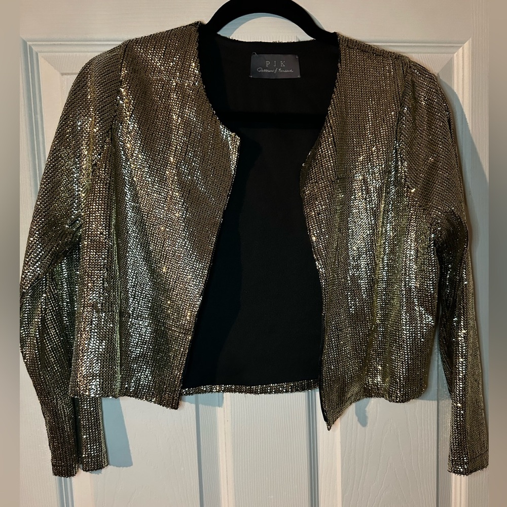 Brand: PJK  style : gold/black. Some sequin fallout